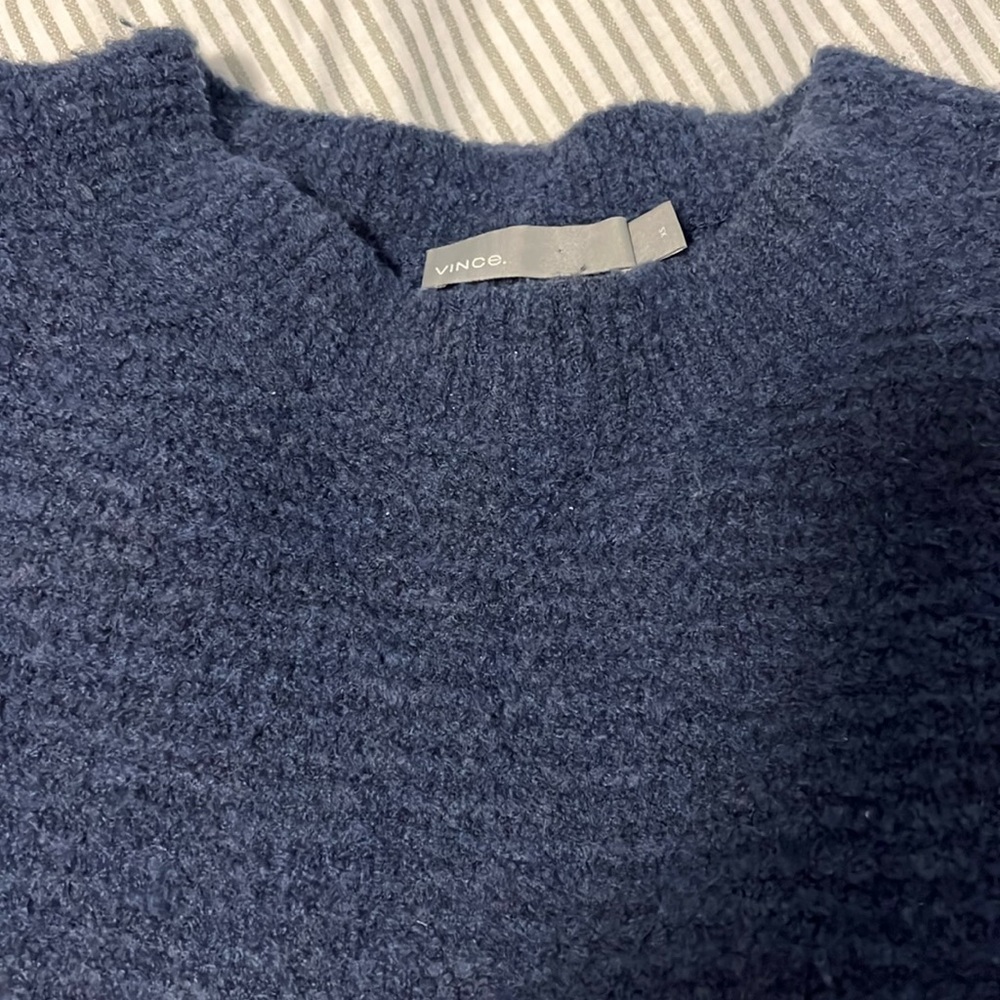 Blue Vince Wool Cashmere blend sweater